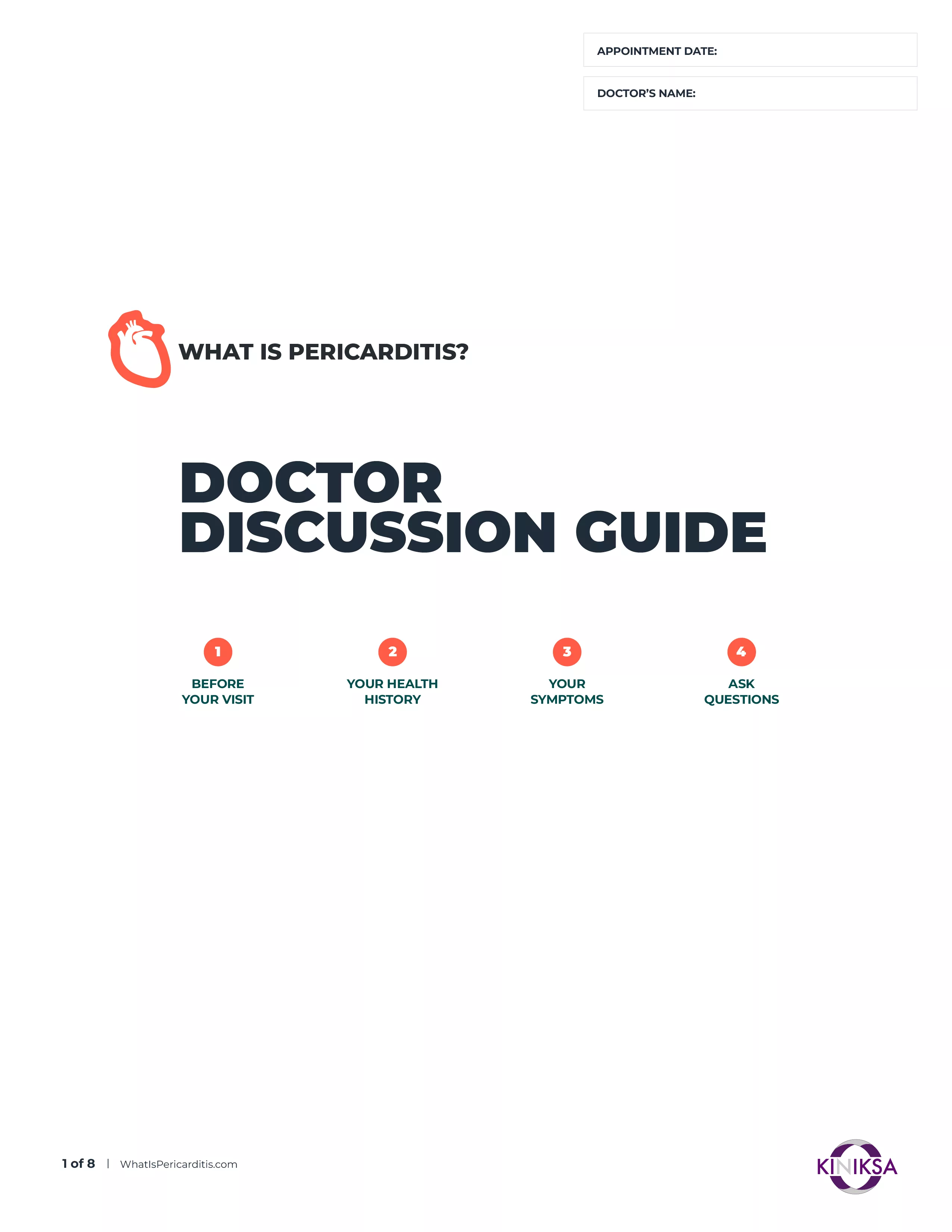 What is Pericarditis Doctor Discussion Guide